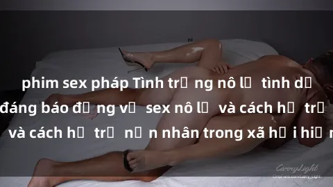 phim sex pháp Tình trạng nô lệ tình dục: Những thực tế đáng báo động về sex nô lệ và cách hỗ trợ nạn nhân trong xã hội hiện nay